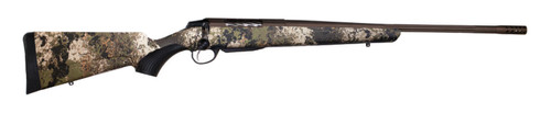 Tikka T3x Lite 270 Winchester Short Magnum, 22.4" Fluted Threaded Barrel, 1:10 Twist, Threaded 5/8x24, Veil Wideland Camo, Cerakote Barrel and Action, Burnt Bronze Color, 1 Magnum, Includes Matching Muzzle Brake 3rd
