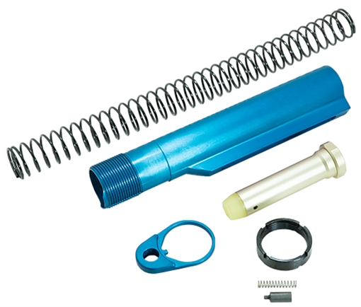 Timber Creek Outdoors Buffer Tube Kit Blue Anodized for AR-15 ARBTKB