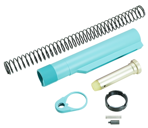 Timber Creek Outdoors Buffer Tube Kit Robin's Egg Blue for AR-15 ARBTKRE