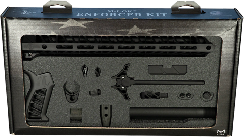 Timber Creek Enforcer AR Build Kit, M-LOK, Black Cerakote