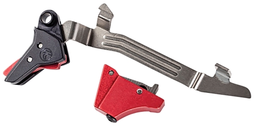 Timney Triggers Alpha Competition Trigger, Anodized Finish, Red, Fits Large Frame Gen 3 & Gen 4 - G20, G21, G29, G30, G40, G41 ALPHA GLOCK 3-4-LARGE-RED ALPHAGLOCK34LRGRED