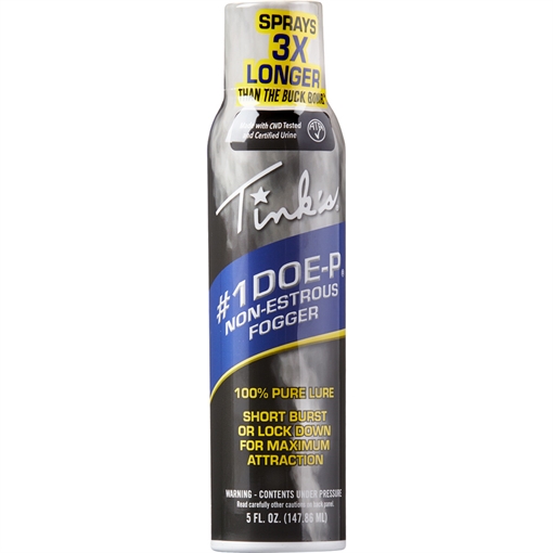 Tinks #1 Doe-P Non-Estrous Fogger Deer Attractant Doe Urine Scent 5 oz Aerosol W5501