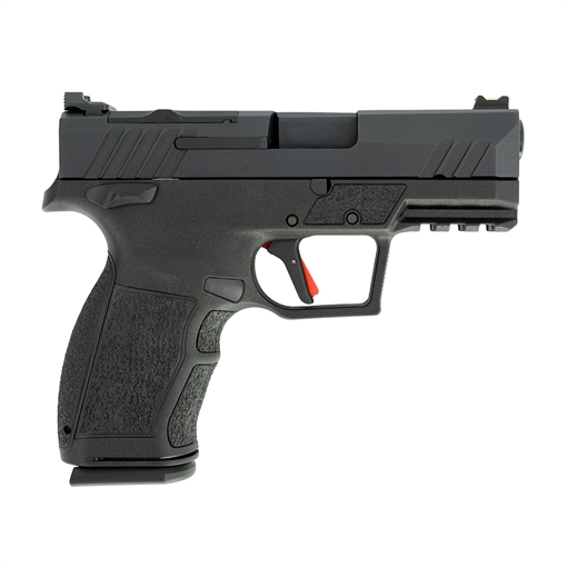 Tisas USA PX-9 Carry, Striker Fired, Semi-automatic, Compact, Polymer Frame Pistol, 9MM, 3.5" Barrel, QPQ Finish, Black, Manual Thumb Safety, Optic Ready, 15 Rounds, 2 Magazines 15000300