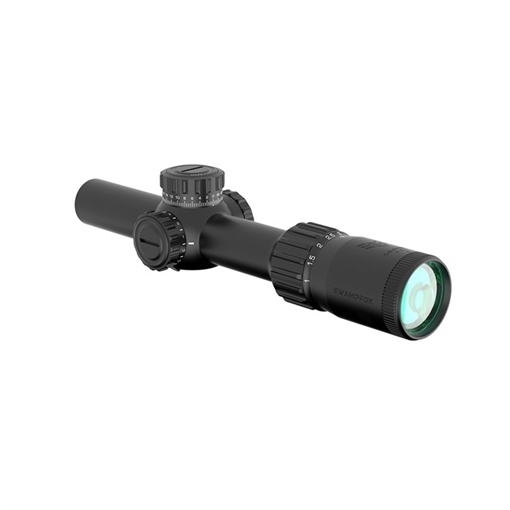 Swampfox Optics Tomahawk II Black 1-6x24mm 30mm Tube BDC Red Reticle THK16241-RB