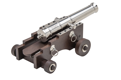 Traditions Old Ironsides Mini Cannon 50 Cal 9" Nickel Barrel Hardwood Stock Breech Action CN8041