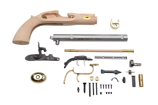 Traditions Trapper Pistol Kit 50 Cal Percussion 9.75" Blued Octagon Barrel Sidelock Action KPC51002