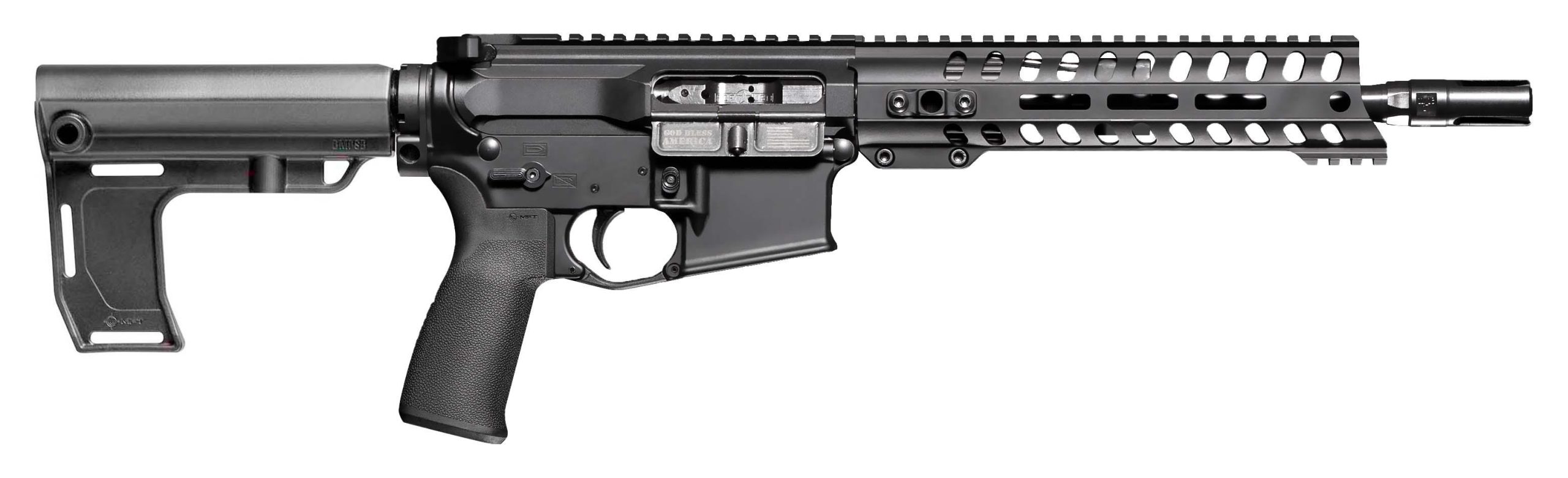 Patriot Ordnance Factory P-15 Base Pistol 02167, 350 Legend, 10.5in, MFT Blade Stabilizer Brace Grips, 10 Rds