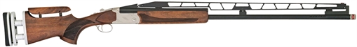 TriStar TT-15A Unsingle USA 12 Gauge 1rd 2.75" 34" Adjustable Rib Barrel Silver Rec Walnut Fixed with Adjustable Comb Stock Right Hand (Full Size) Includes 3 Extended MobilChoke 35414