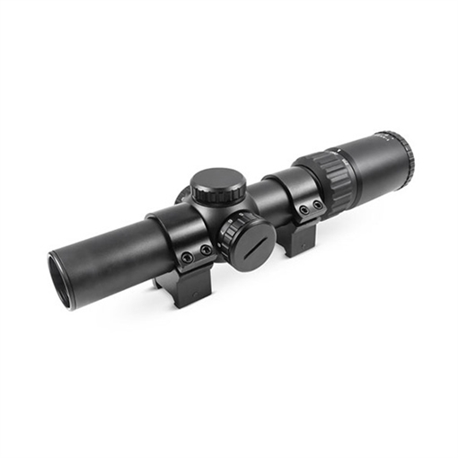 Truglo OPTI-SPEED Crossbow Scope with Weaver Style 30mm Rings - 1-4x24mm Illuminated BDC Reticle Black Matte TG8514BLC TGTG8514BLC