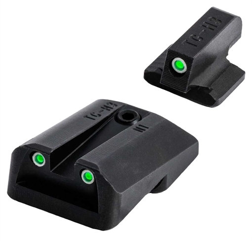 TruGlo Tritium Black Green Tritium Front Sight Green Tritium Rear Sight TG231N1
