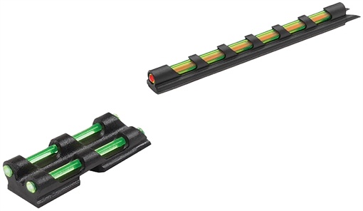 Truglo Gobble-Dot Universal Shotgun Green/Red Fiber Optic Green Fiber Optic Black TG94D