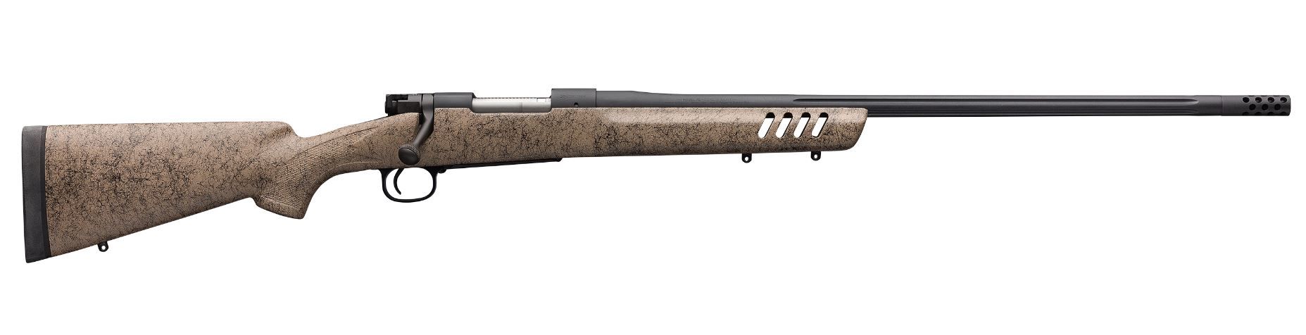 Winchester Model 70 Long Range MB Bolt-Action Rifle 535243212, 243 Win, 24", Bell & Carlson Composite Stock, 5 Rds