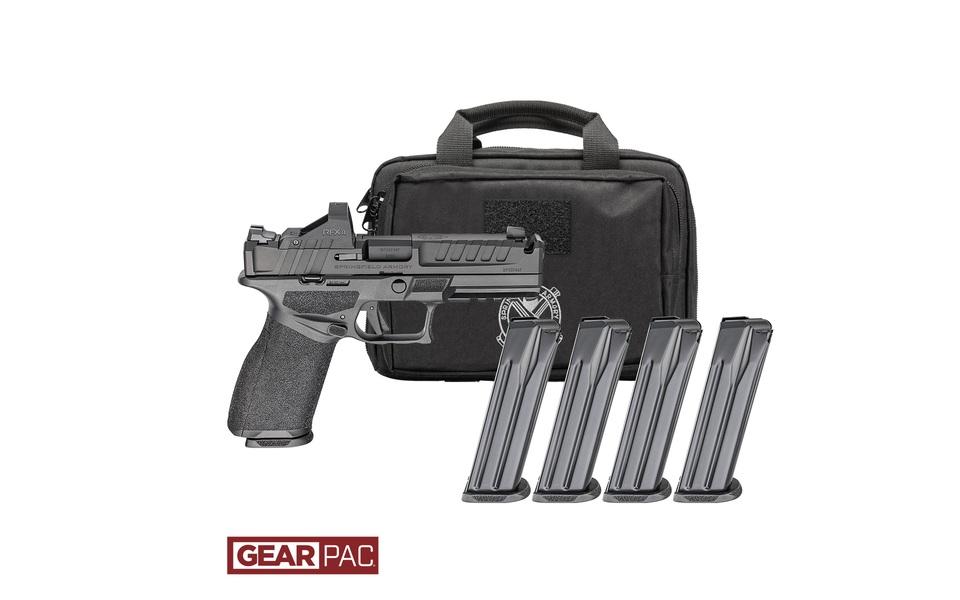 Springfield Echelon Pistol EC9459B-COMP-PAC, 9mm, 4.5in, Black Polymer Grips, 20 Rds