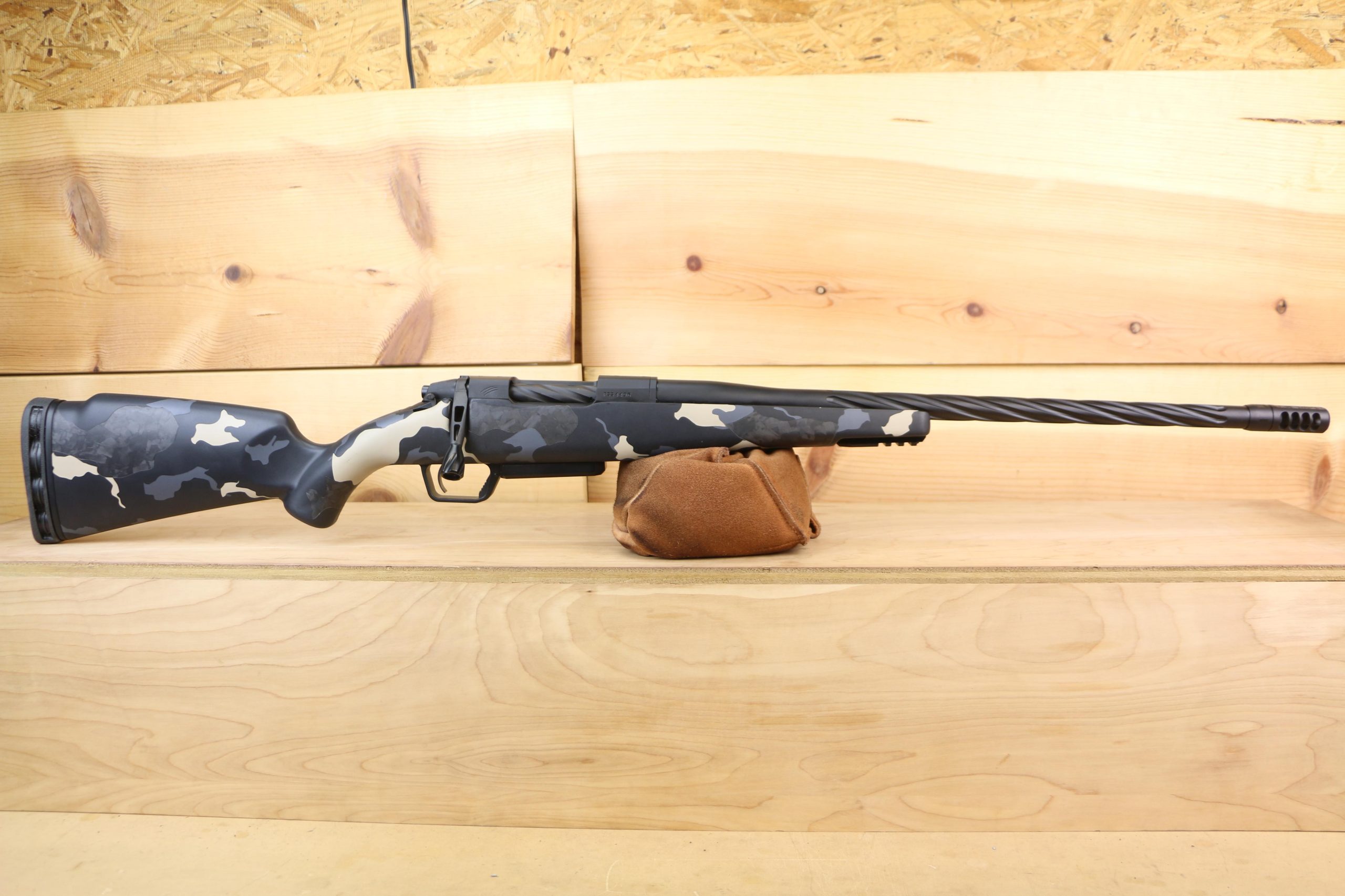 Fierce Twisted Rogue XP Rifle ROGSSX22CM20AB, 22 Creedmoor, 20" Twisted Flute, Custom Chopped Carbon Stock, 3 Rds