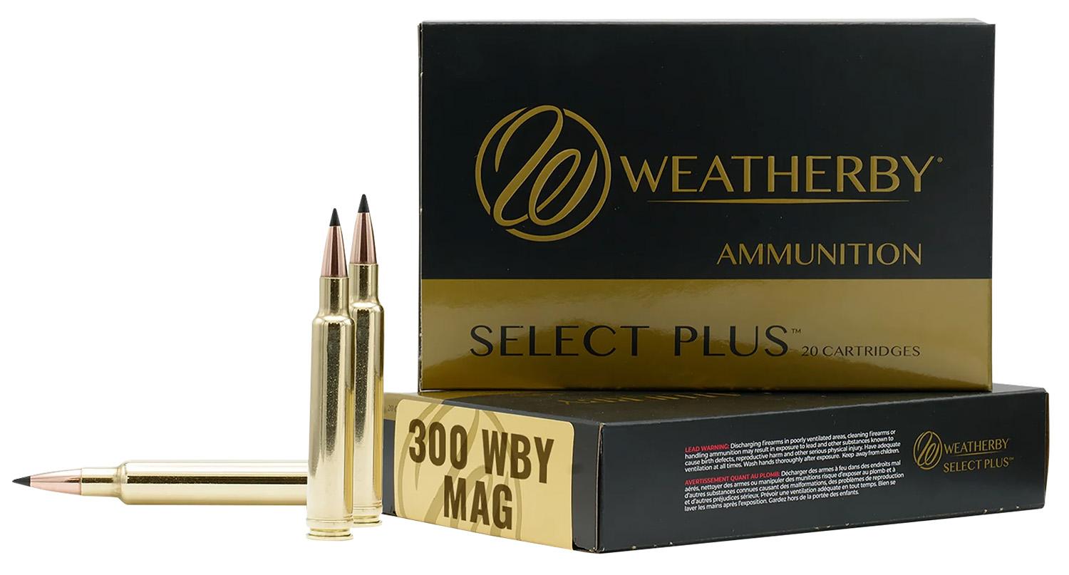 Weatherby Rifle Ammunition F300180SCO, 300 Weatherby Mag, Swift Scirocco, 180 GR, 3175 fps, 20 Rd/Bx