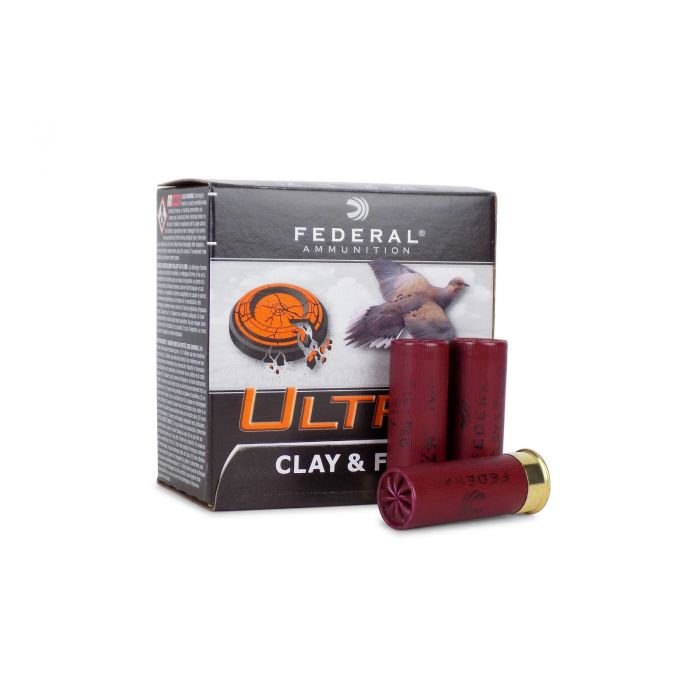Federal Ultra Clay 12ga 2-3/4″ 1 1/8oz 3DE #7.5 Case# UC12SI7.5
