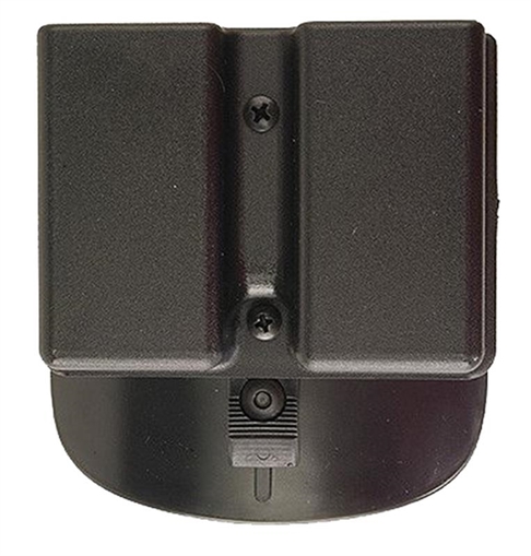 Uncle Mike's Kydex Double Mag Case Double Black Kydex Paddle Belts 1.75" Wide 51362