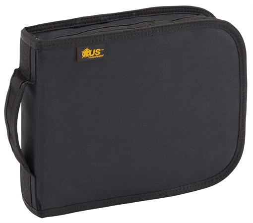 US PeaceKeeper Handgun Case Black Holds 1 Handgun Polyester P26108