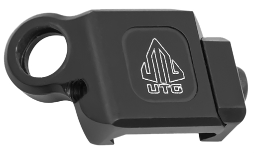 UTG Angled QD Sling Swivel Adaptor Picatinny Black Aluminum TLSWPM01