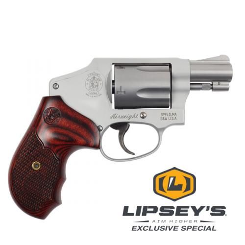 Smith and Wesson 642 Deluxe Revolver 150551, 38 Special, 1 7/8in, Rosewood Grips, 5 Rds
