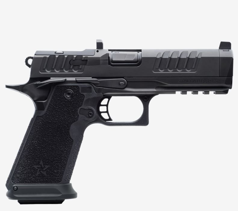 Staccato HD P4.5 2011 Pistol 20-2300-000106, 9mm, 4.5", Textured Polymer Grips, DLC Black Finish, DLC Barrel, Optic Ready, HD Series Magwell, 18 Rds