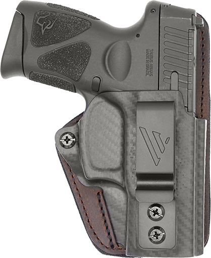 Versacarry Comfort Flex Custom, Inside Waistband Holster, Fits Springfield Hellcat, Leather and Kydex, Distressed Brown, Right Hand CFC211HCT