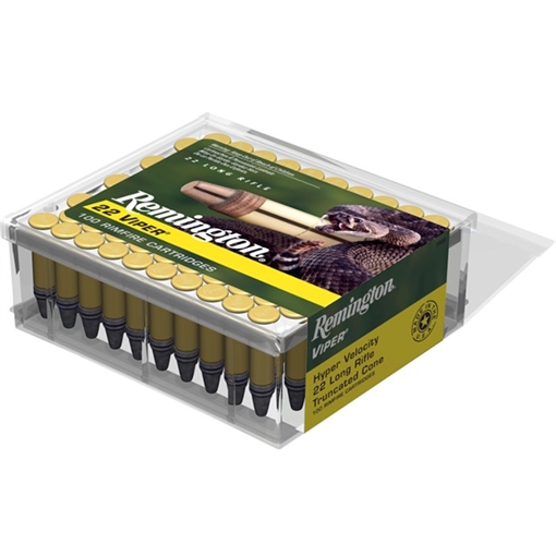 Remington Ammunition Viper 22LR 36gr Truncated Cone Solid 100 Per Box/50 Case 21288