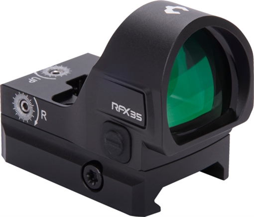 Viridian Weapon Technologies RFX, Red Dot, 3 MOA Green Dot, 20x28mm Objective, Black, Docter Mounting Pattern 981-0056 9810056