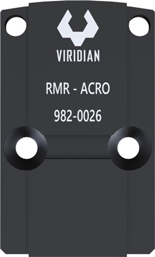 Viridian RFX45 RMR Mounting Adapter Black Anodized 9820026