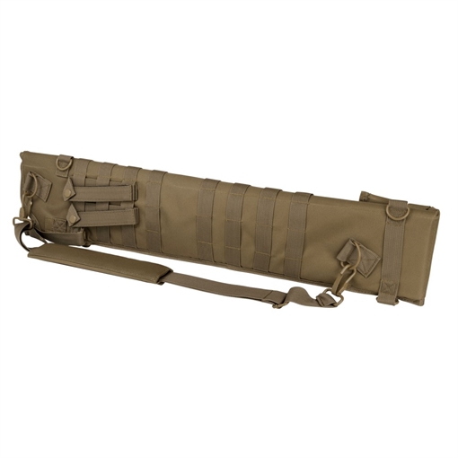 NcSTAR Shotgun Scabbard, Tan, Nylon, 29" Length, Six Metal D-Ring locations, Includes Padded Shoulder Sling CVSCB2917T