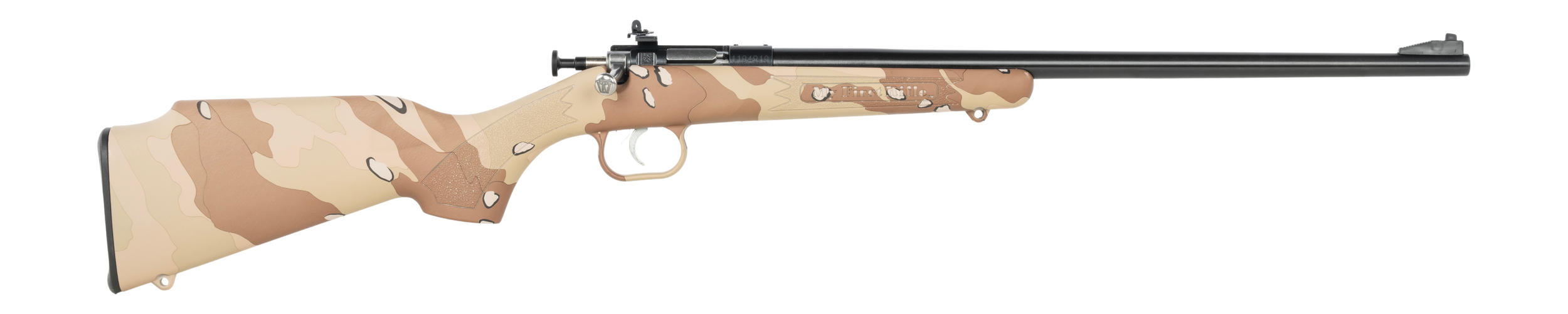 Keystone Sporting Crickett Rifle KSA2178, 22LR, 16.125", Synthetic Desert Storm Camo Stock, 1 Rd