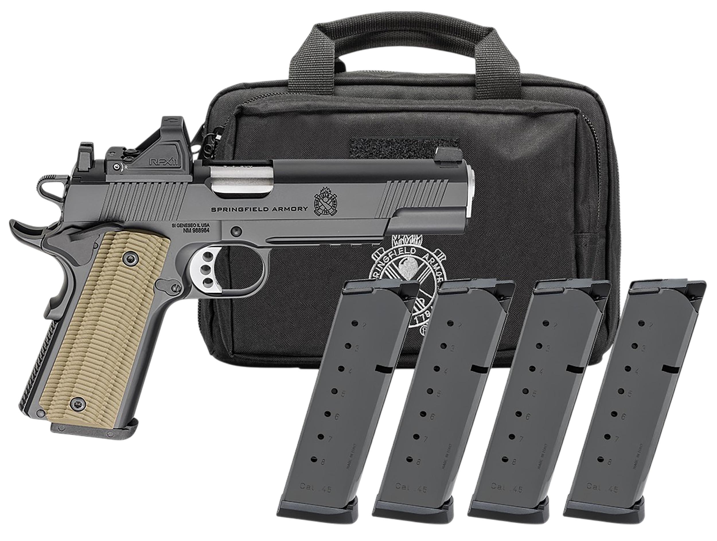 Springfield Operator AOS Pistol PO9229AOS-PAC, 9mm, 5in, Synthetic Grips, 9 Rds