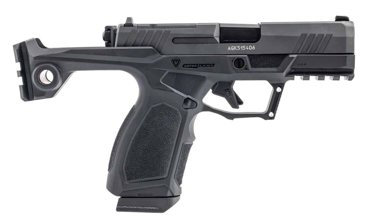Taurus GX4 Optic Ready Pistol 1-GX4CRP941-10SI, 9mm, 3.7in, Black Strike Industries Frame Grips, 10 Rds