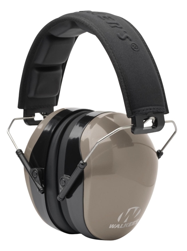 Walker's Advanced Protection Passive Muff 26 dB Over the Head Black/Flat Dark Earth Polymer GWPDCPMFDE