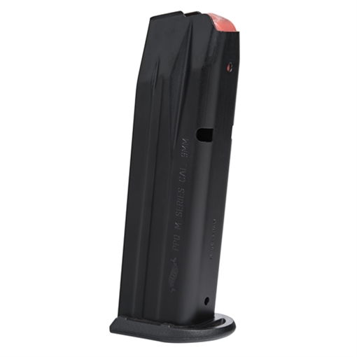 Walther Magazine, 9MM, 15 Rounds, Fits PDP and PPQ M2, Anti-Friction Coating, Black 2796678