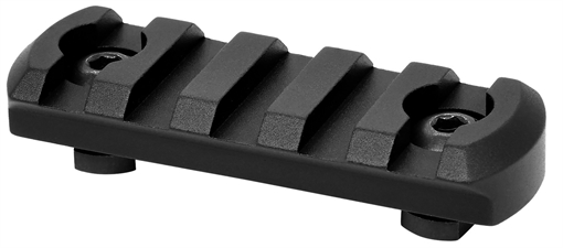 Warne M-LOK 5-Slot Black Anodized Aluminum 6202M