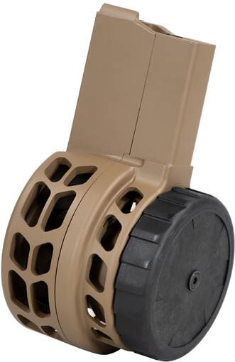 WARRIOR SYSTEMS MFG CO Warrior Skeletonized 50rd 5.56x45mm Fits AR-15 Flat Dark Earth Aluminum W15FDESK1
