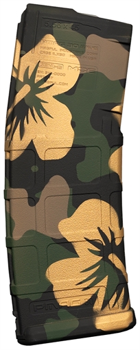 Weapon Works PMAG GEN M2 MOE 30rd Fits AR/M4 Aloha Woodland Polymer 228056