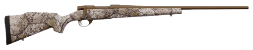 Weatherby Vanguard Badlands 7mm Rem Mag 3+1 24" Burnt Bronze Cerakote #2 Threaded Barrel, Drilled & Tapped Steel Receiver, Badlands Approach Camo Monte Carlo w/Raised Comb Synthetic Stock VAP7MMRR4T