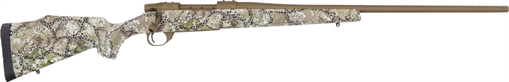 Weatherby Vanguard Badlands 270 Win 5+1 24" Burnt Bronze Cerakote #2 Threaded Barrel, Drilled & Tapped Steel Receiver, Badlands Approach Camo Monte Carlo w/Raised Comb Synthetic Stock VAP270NR4T