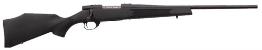 Weatherby Vanguard Synthetic Compact 308 Win Mag 5+1 20" Matte Blued #1 Threaded Barrel, Matte Blued Drilled & Tapped Steel Receiver, Black Adjustable Synthetic Stock VYT308NR0T