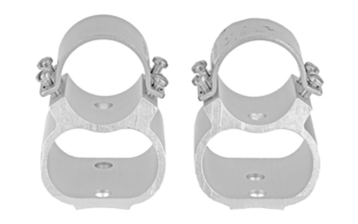 Weaver Mounts See-Thru Scope Mount/Ring Combo Silver Ruger 10/22 1" 49734