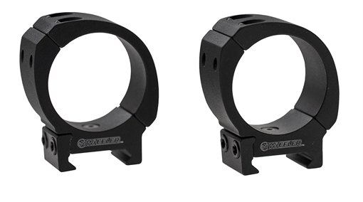 Wheeler Sporter Bi-Weaver Style Pic Rings 1" High Black 1133749 661120107828