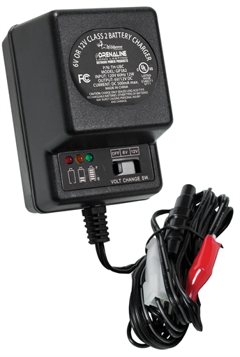 Wildgame Innovations Battery Charger Black 6 Volt-12 Volt WGIWGIBC0005