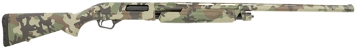 Winchester Repeating Arms SXP Waterfowl, Pump Action Shotgun, 12 Gauge, 3.5" Chamber, 28" Barrel, Matte Finish, Woodland, Fiber Optic Front Sight, Synthetic Furniture, 4 Rounds 512433292