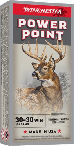 Winchester Super-X Power Point Rifle Ammunition .30-30 Win 170 gr. SP 2200 fps 20/ct X30303