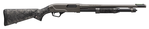 Winchester Repeating Arms SXP, Hybrid Defender, Pump Action Shotgun, 20 Gauge, 3" Chamber, 18" Barrel, Matte Finish, Gray, Black and Camo Stock, Fiber Optic Front Sight, 5 Rounds 512458695