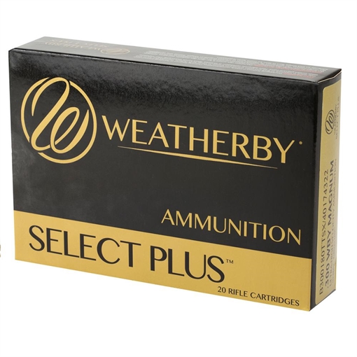 Weatherby Select Plus Swift Scirocco Rifle Ammunition .280 Ackley Improved 150 gr. PT 2925 fps 20/ct F280A150SCO