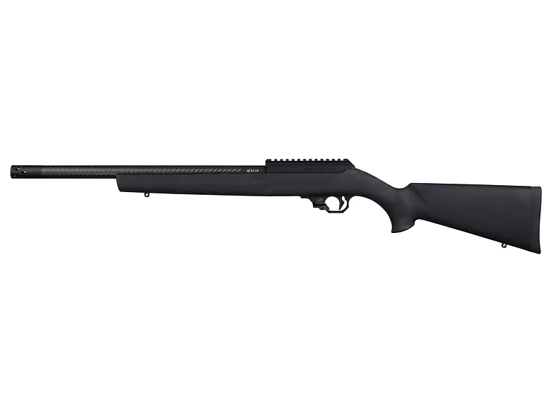 Volquartsen Superlite Rimfire Rifle VCR-0326, 22 LR, 16", Black Hogue Stock, Black Carbon Barrel, w/Rapid Release, 10+1