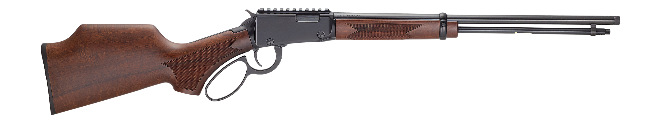 Henry H1 Bandit Lever Action Rifle H001PGC22, 22 LR, 18.5", Walnut Monte Carlo Stock, Black Metal Finish, 15 Rds